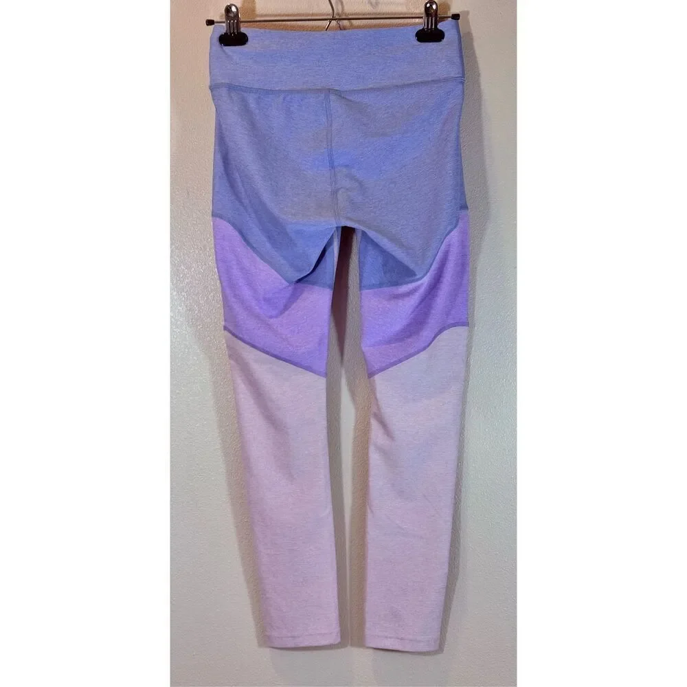 NWT Outdoor Voices 7/8 Springs Lilac/Lavender Dahlia Leggings Women's Small